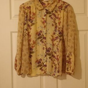 J. Jill floral blouse